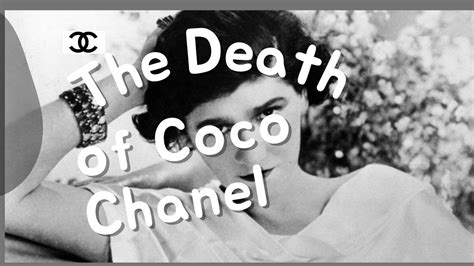 chanel coco chanel|coco chanel cause of death.